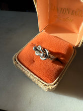 Load image into Gallery viewer, Solid Sterling Silver Knot Ring Size 8.5
