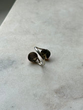 Load image into Gallery viewer, Vintage Pink Opal Sterling Silver Bypass Ring Size 8.25
