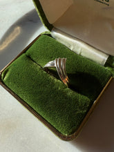 Load image into Gallery viewer, Sterling Silver Chevron Ring Size 6.75
