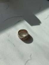 Load image into Gallery viewer, Floral Engraved Sterling Silver Band Size 7.5

