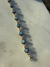 Load image into Gallery viewer, Vintage Opal Sterling Silver Bracelet
