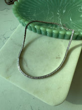Load image into Gallery viewer, Sterling Silver Choker Tennis Necklace
