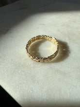 Load image into Gallery viewer, Byzantine Link Gold Vermeil Ring Size 11.25
