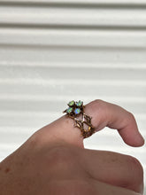 Load image into Gallery viewer, Vintage Solid 14k Gold Opal Ring
