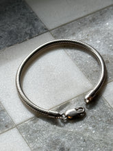 Load image into Gallery viewer, Solid Snake Italian Sterling Silver Bracelet 7”
