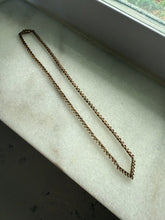 Load image into Gallery viewer, V-Shape Gold Vermeil CZ Necklace 16.5”
