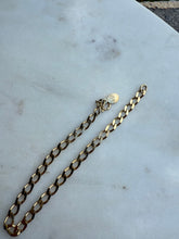 Load image into Gallery viewer, Vintage Gold Vermeil Cuban Bracelet 6.75”
