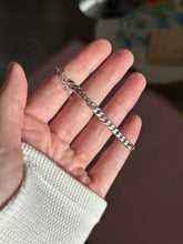 Load image into Gallery viewer, Sterling Half Cuban Half Tennis Bracelet
