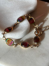 Load image into Gallery viewer, Vintage Gold Plated Costume Bracelet 7.25”
