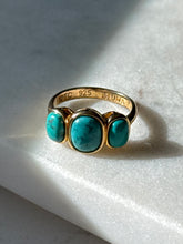 Load image into Gallery viewer, Gold Vermeil Trilogy Ring Size 8
