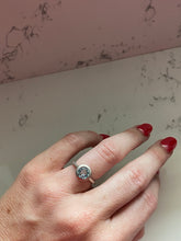 Load image into Gallery viewer, Blue Gemstone Sterling Silver Ring
