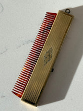 Load image into Gallery viewer, Antique 1922 Goldtone Retractable Comb
