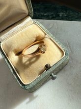 Load image into Gallery viewer, Antique Belcher Old Cut Diamond 14k Gold Ring Size 8
