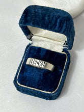 Load image into Gallery viewer, Vintage BECKY Spellout Sterling Ring Size 9.5
