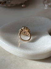 Load image into Gallery viewer, Citrine Flower Gold Vermeil Ring Size 6
