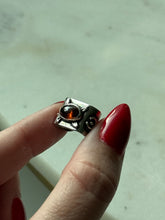 Load image into Gallery viewer, Cabochon Topaz Sterling Silver Ear Cuff
