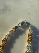 Load image into Gallery viewer, Milor Italy Two-Toned Sterling Gold Vermeil Chain 24”

