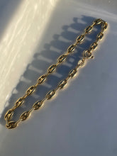 Load image into Gallery viewer, Mariner Link Vintage Italian 14k Yellow Gold Bracelet
