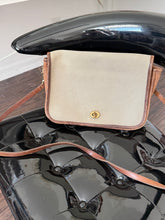 Load image into Gallery viewer, Vintage Coach Twill &amp; Leather Crossbody Purse
