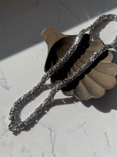 Load image into Gallery viewer, Chunky Sterling Silver Byzantine Chain w/ Sailor Clasp 18.5”
