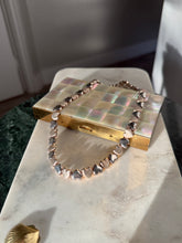 Load image into Gallery viewer, Italian Sterling Silver Heart Link Necklace 17”
