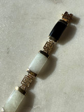 Load image into Gallery viewer, Jade Gold Vermeil Bracelet 7.25”
