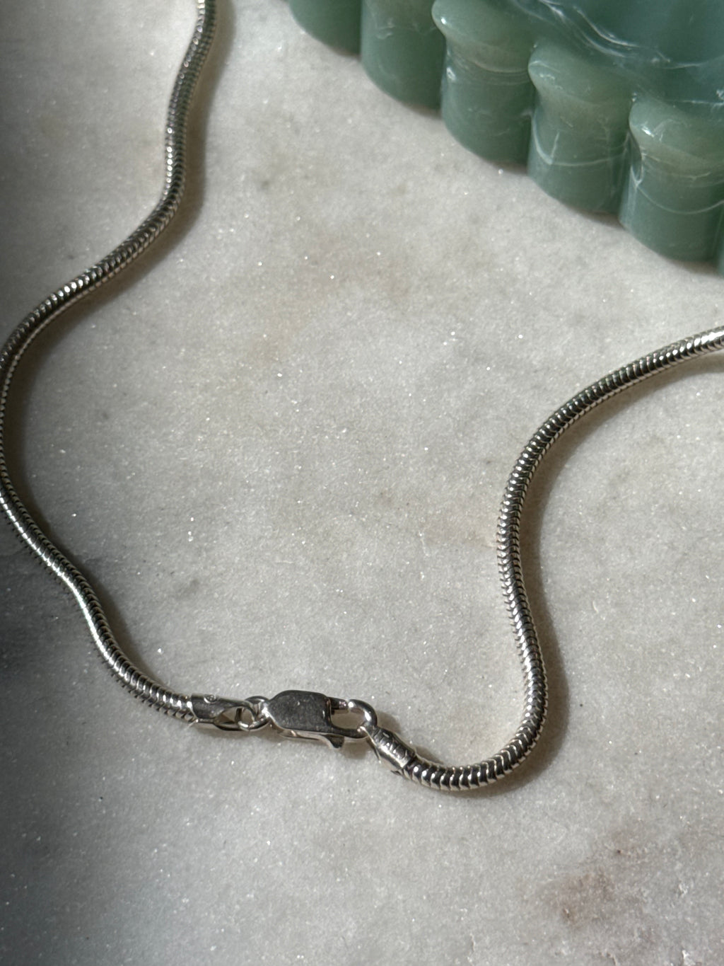 Italian Sterling Silver Snake Chain 20”