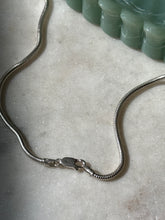 Load image into Gallery viewer, Italian Sterling Silver Snake Chain 20”
