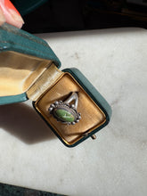 Load image into Gallery viewer, Turquoise Sterling Silver Vintage Ring Size 6.25
