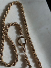 Load image into Gallery viewer, Vintage 1/20 12k Gold Filled Rope Chain 25”
