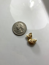 Load image into Gallery viewer, Duck 14k Yellow Gold Charm
