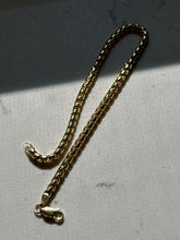 Load image into Gallery viewer, Deadstock Gold Vermeil Rounded Box Chain Bracelet 8.5”
