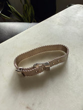 Load image into Gallery viewer, Mesh Buckle Sterling Silver Bracelet 6”-7”
