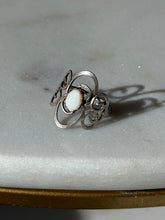 Load image into Gallery viewer, Vintage Opal Sterling Silver Ring Size 5.75
