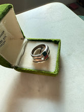Load image into Gallery viewer, Multicolor Stone Sterling Silver Ring Size 7.25
