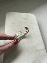 Load image into Gallery viewer, Kuuipo Sterling Silver Two-Tone Cuff Bracelet

