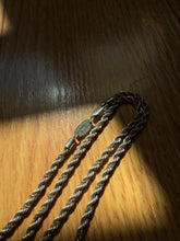 Load image into Gallery viewer, Vintage Sterling Silver &amp; 14k Gold Rope Necklace
