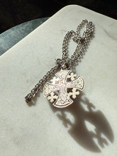 Load image into Gallery viewer, Maltese Cross Sterling Silver Necklace
