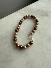 Load image into Gallery viewer, Vintage Pearl Strand 14k Gold Bracelet 6.75”
