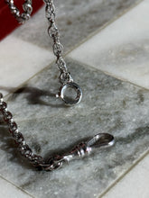 Load image into Gallery viewer, Midcentury Sterling Silver Watch Chain
