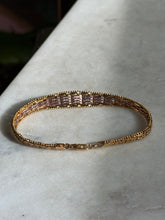 Load image into Gallery viewer, Milor Gold Vermeil Double Sided Bracelet 7.5”
