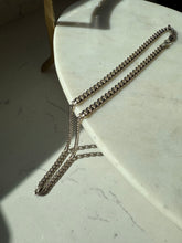 Load image into Gallery viewer, Italian Sterling Silver Cuban Link Necklace 20”
