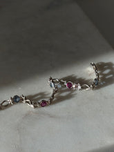 Load image into Gallery viewer, Multicolor Sterling Silver Bracelet 7”
