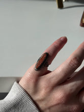 Load image into Gallery viewer, Vintage Goldstone Sterling Silver Ring Size 3.25
