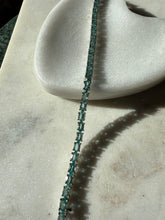 Load image into Gallery viewer, Blue Sterling Silver Tennis Bracelet 7.5”
