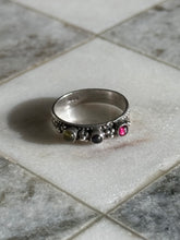 Load image into Gallery viewer, Cabochon Sterling Silver Ring Size 6.75
