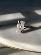 Load image into Gallery viewer, Vintage MJG Sterling Silver Ring Size 6.5
