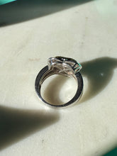 Load image into Gallery viewer, Sterling Silver Yellow Lab Grown Diamond Heart Ring Size 9.25
