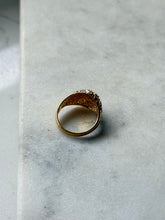 Load image into Gallery viewer, Gold Vermeil Confetti Dome Ring Size 7.75
