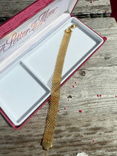 Load image into Gallery viewer, Mesh Gold Vermeil Bracelet 7.5”

